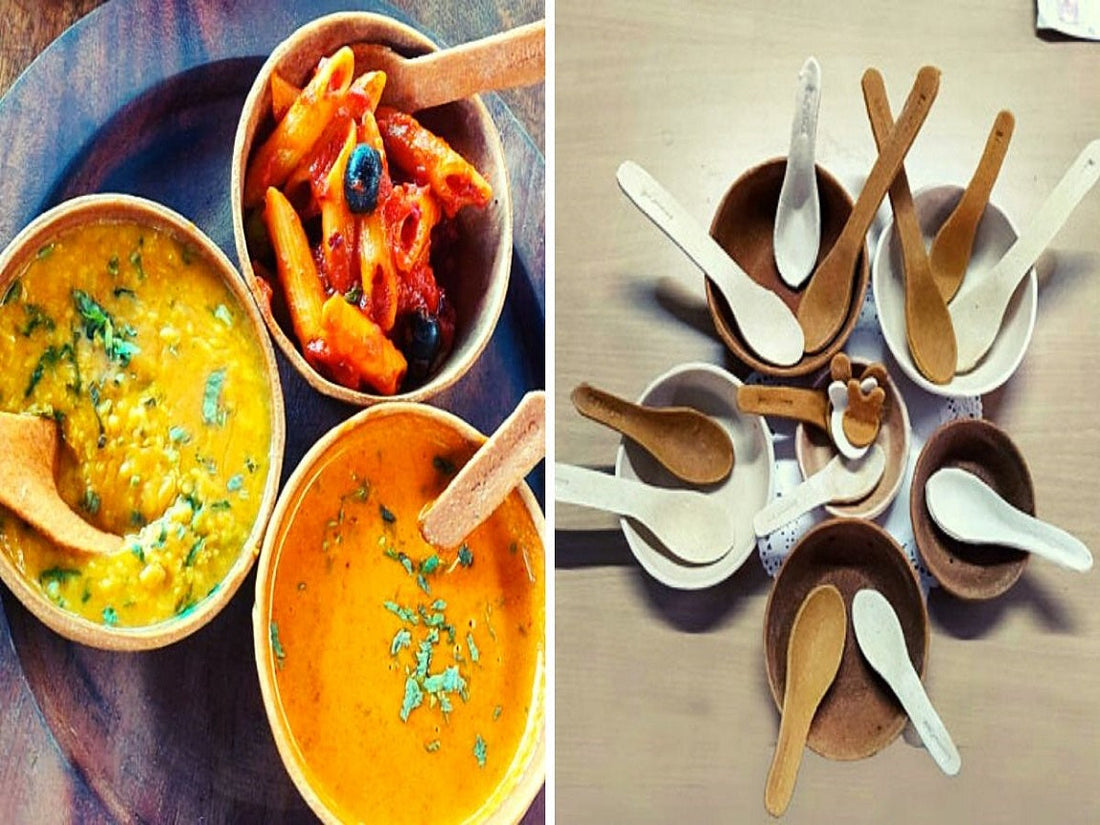 Edible cutlery is a new concept where the cutlery can be eaten after consuming the food or drink