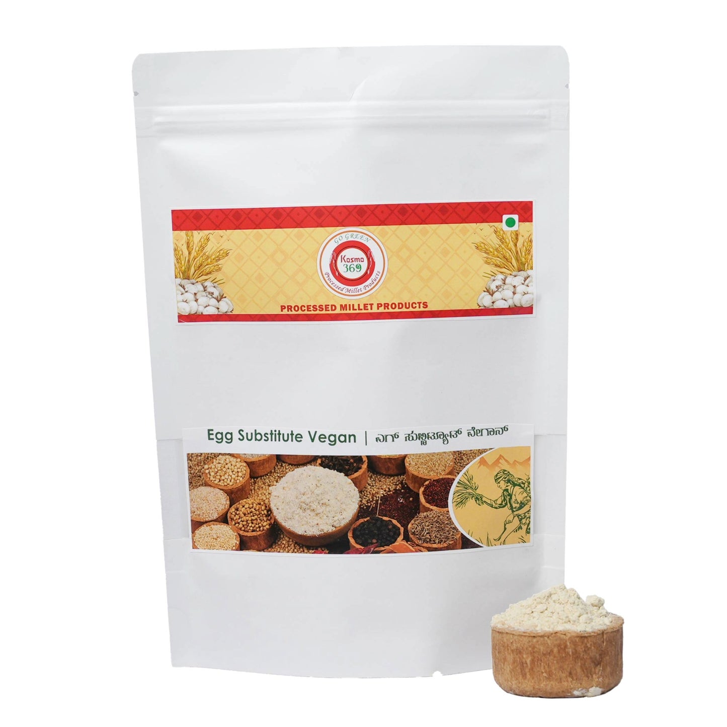 Organic Egg Replacer | Egg Replacement Powder for Baking | Vegan, Wheatfree, Glutenfree, Dairyfree Egg Substitute